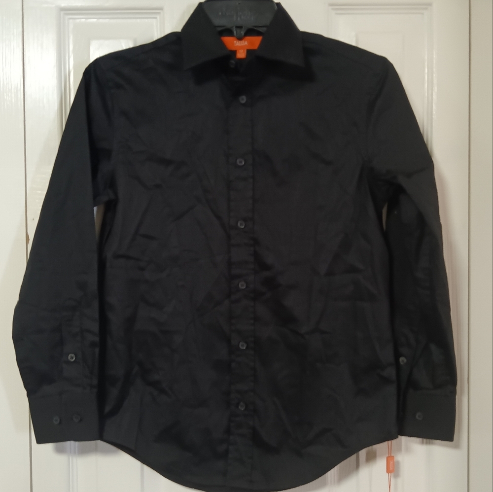 Tallia Boys Black Dress Shirt